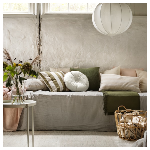 IKEA KRANSBORRE cushion, 16 in White, Ikea Ireland | 2169YJSRW