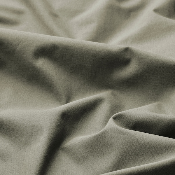 IKEA KRÅKRISMOTT duvet cover and pillowcase(s), King Light Green, Ikea Ireland | 4291EWBYU