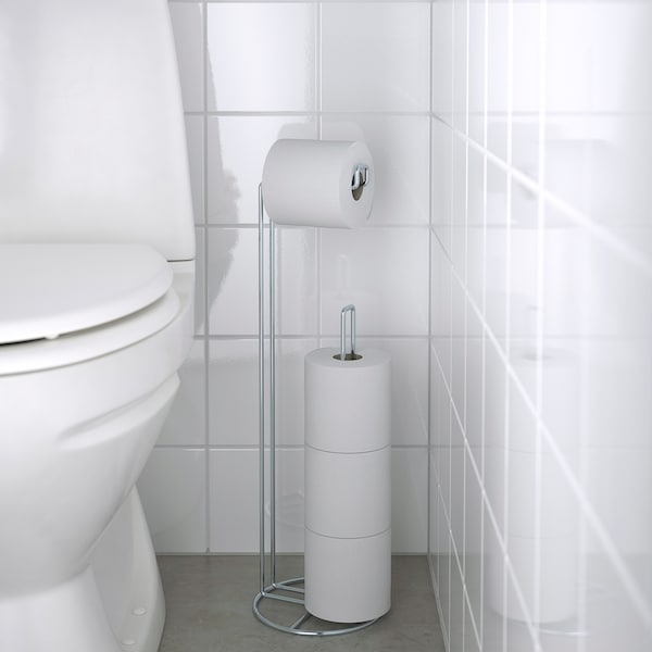 IKEA KROKFJORDEN toilet roll stand Zinc Plated, Ikea Ireland | 7409VRMDP