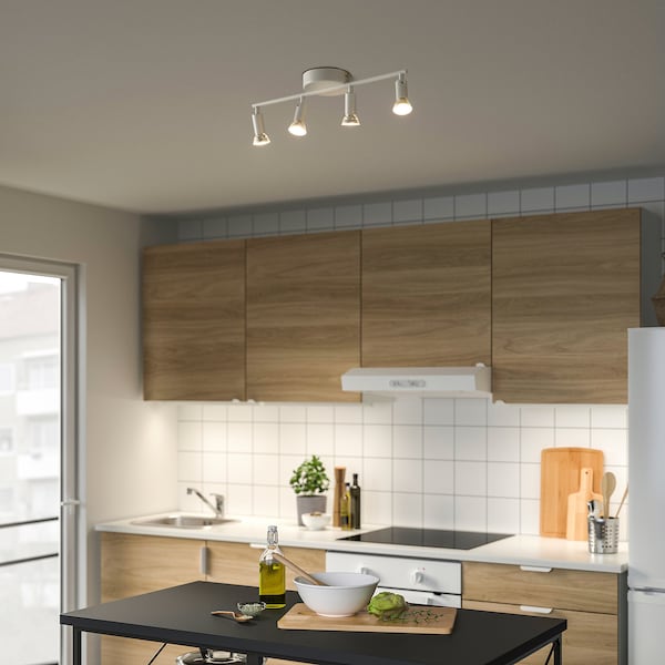 IKEA KRUSNATE ceiling light with 4 spotlights, white, Ikea Ireland | 1694ADZHC