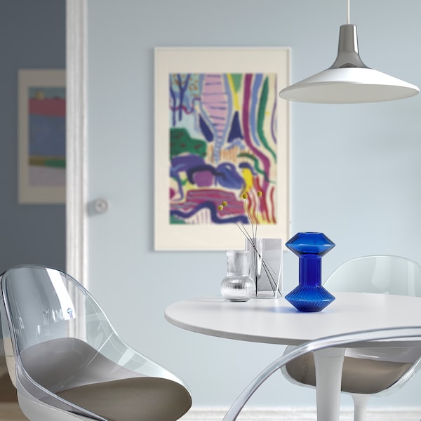 IKEA KRYPOXBÄR vase, blue, 9 ½ in, Ikea Ireland | 5674CBPTM