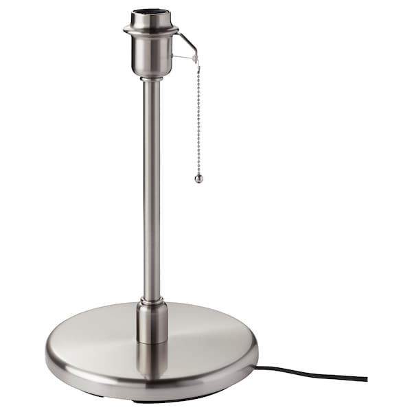 IKEA KRYSSMAST table lamp base, nickel plated, Ikea Ireland | 4039IMFYT