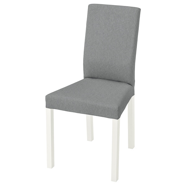 IKEA KÄTTIL chair, white/Knisa light gray, Ikea Ireland | 2367GFAWQ