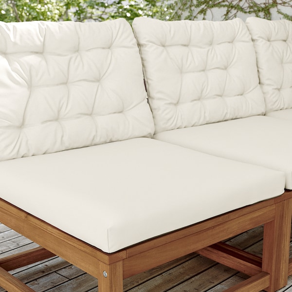 IKEA KUDDARNA back cushion, outdoor, 24 3/8x17 3/8 in Beige, Ikea Ireland | 1804HMOCQ