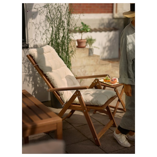 IKEA KUDDARNA seat/back pad, outdoor, 45 5/8x17 3/4 in Beige, Ikea Ireland | 0817IKZQU