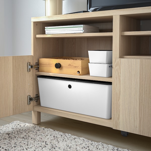 IKEA KUGGIS box, 14 ½x21 ¼x8 ¼ in White, Ikea Ireland | 5824YRQSV