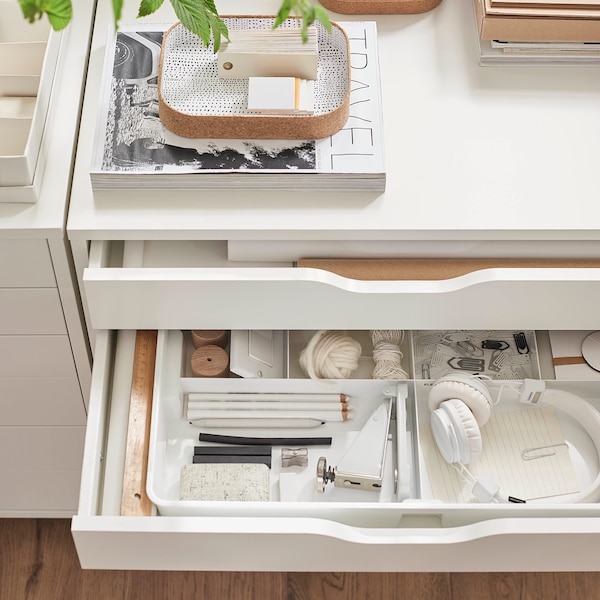 IKEA KUGGIS insert with 8 compartments, white, Ikea Ireland | 3894ODSUF