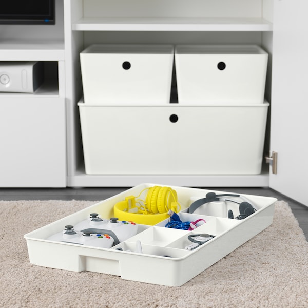 IKEA KUGGIS insert with 8 compartments, white, Ikea Ireland | 3894ODSUF