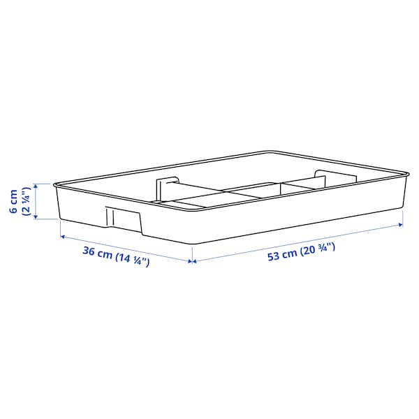 IKEA KUGGIS insert with 8 compartments, white, Ikea Ireland | 3894ODSUF