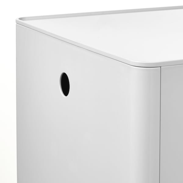 IKEA KUGGIS storage box with lid, white, 12 ½x12 ½x12 ½ in, Ikea Ireland | 7259QEJYD