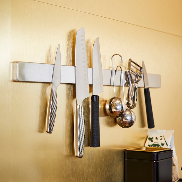 IKEA KUNGSFORS Magnetic knife rack, stainless steel, Ikea Ireland | 7916JMSCD