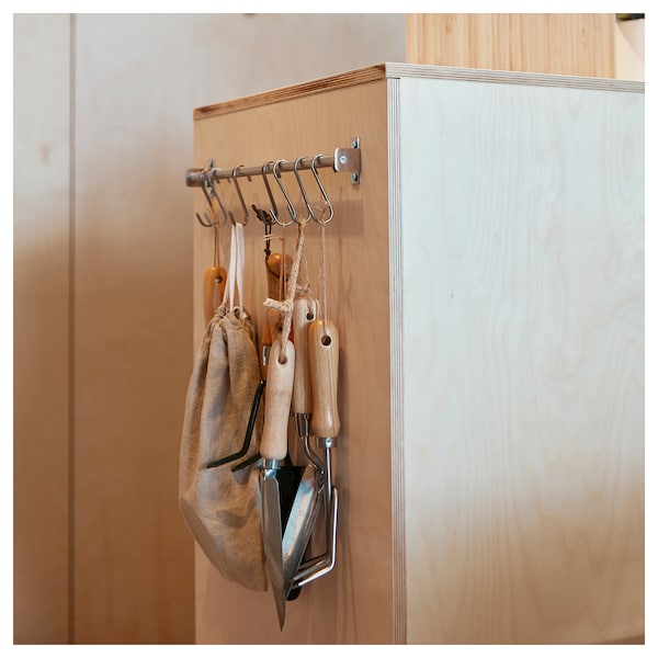 IKEA KUNGSFORS Rail, stainless steel, Length: 22 in Diameter: ½ in, Ikea Ireland | 1607UKQHZ
