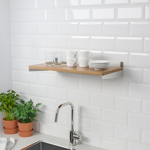 IKEA KUNGSFORS shelf, ash veneer, 23 5/8 in, Ikea Ireland | 3049SGHDT