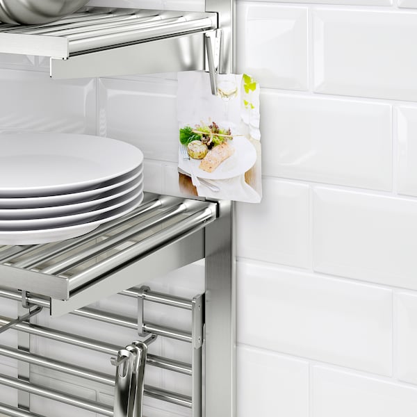 IKEA KUNGSFORS suspension rail, stainless steel, 31 1/2 in, Ikea Ireland | 5628JLYEN