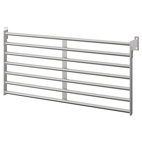 IKEA KUNGSFORS wall rack, stainless steel, Ikea Ireland | 4189REQAO