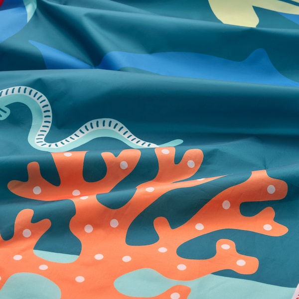 IKEA KURA bed tent Ocean Animals Pattern, Ikea Ireland | 5829QMSNY