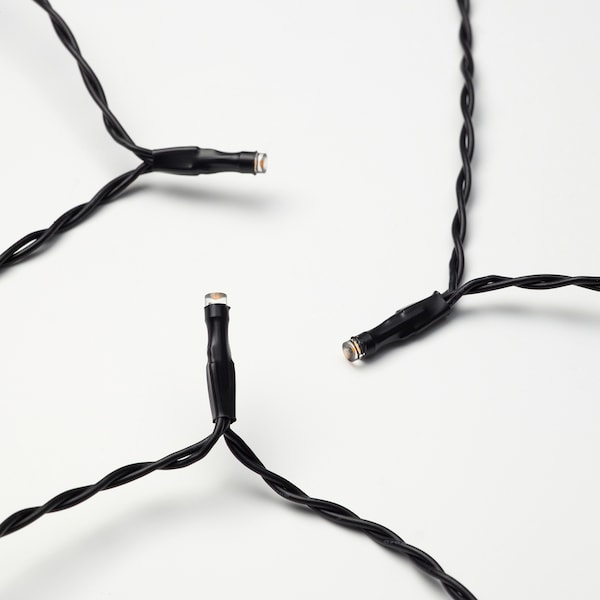 IKEA KUSTFYR LED string light with 64 lights Outdoor Orange, Ikea Ireland | 7398DTVGE