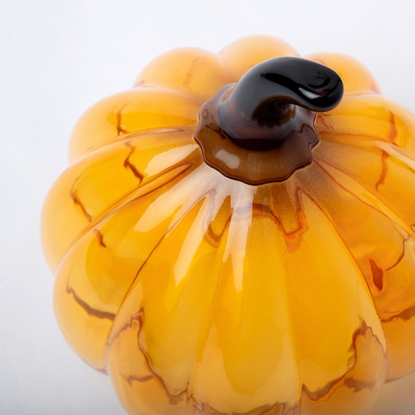 IKEA KUSTFYR decoration, glass/pumpkin, 6 ¾ in, Ikea Ireland | 3642WPZAK