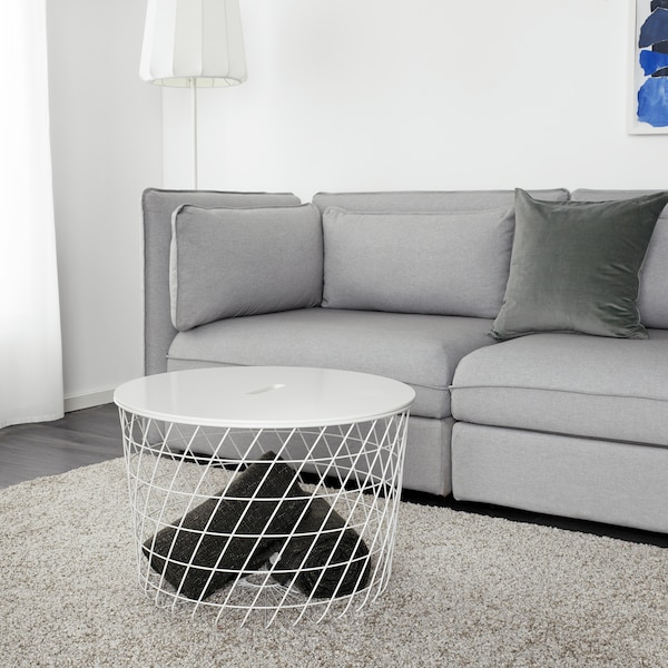 IKEA KVISTBRO Storage table, 24 in White, Ikea Ireland | 3902XMKFR