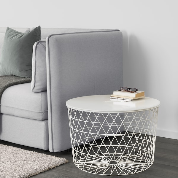 IKEA KVISTBRO Storage table, 24 in White, Ikea Ireland | 3902XMKFR