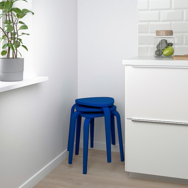 IKEA KYRRE stool Bright Blue, Ikea Ireland | 9432CVWDO