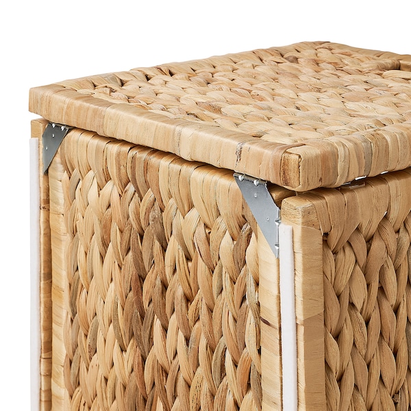 IKEA LABBSAL basket, handmade water hyacinth, 12 ½x13 ½x12 ½ in, Ikea Ireland | 7253NLBOZ