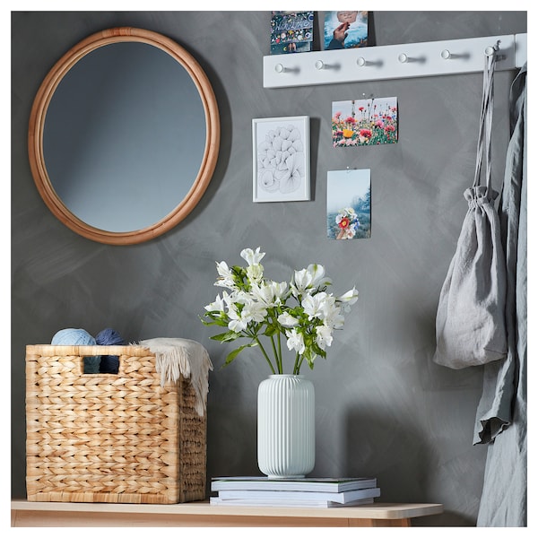 IKEA LABBSAL basket, handmade water hyacinth, 12 ½x13 ½x12 ½ in, Ikea Ireland | 7253NLBOZ