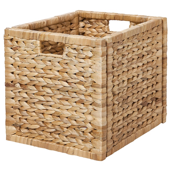 IKEA LABBSAL basket, handmade water hyacinth, 12 ½x13 ½x12 ½ in, Ikea Ireland | 7253NLBOZ