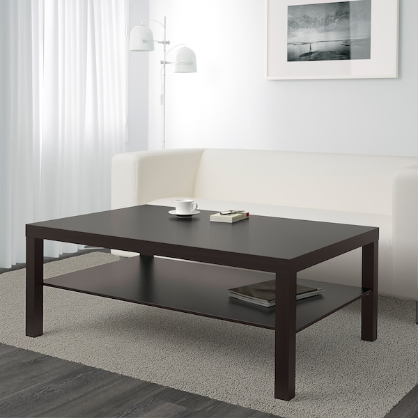 IKEA LACK Coffee table, 46 1/2x30 3/4 in Black / Brown, Ikea Ireland | 1569YHDIZ