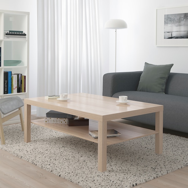 IKEA LACK Coffee table, 46 1/2x30 3/4 in White Stained Oak Effect, Ikea Ireland | 6803PKCZF