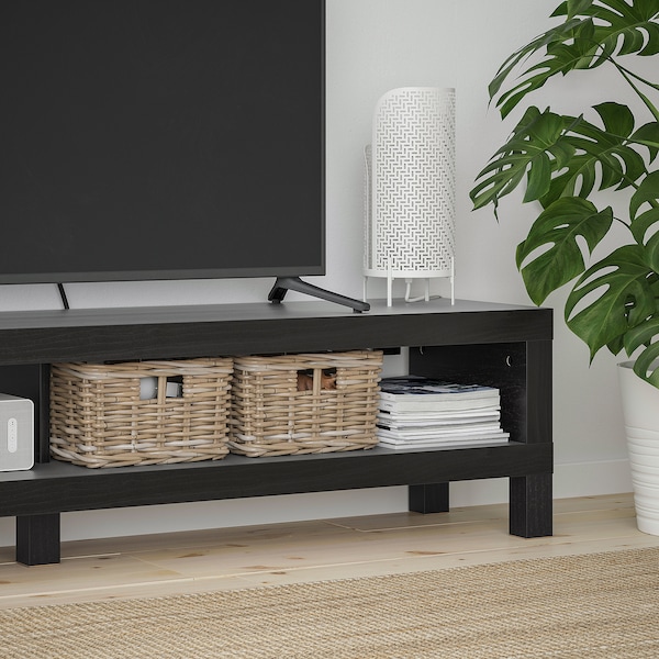 IKEA LACK TV unit, 63x13 3/4x14 1/8 in Black / Brown, Ikea Ireland | 7352TILXW