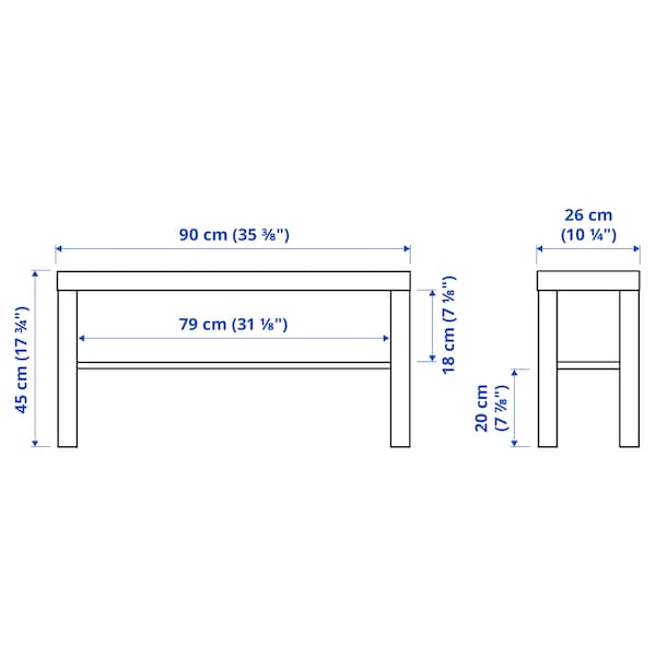 IKEA LACK TV unit, black, 35 3/8x10 1/4x17 3/4 in, Ikea Ireland | 1045BNGCH