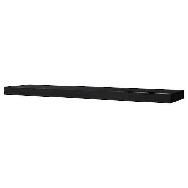 IKEA LACK Wall shelf, 74 3/4x10 1/4 in Black / Brown, Ikea Ireland | 2957YNXDM