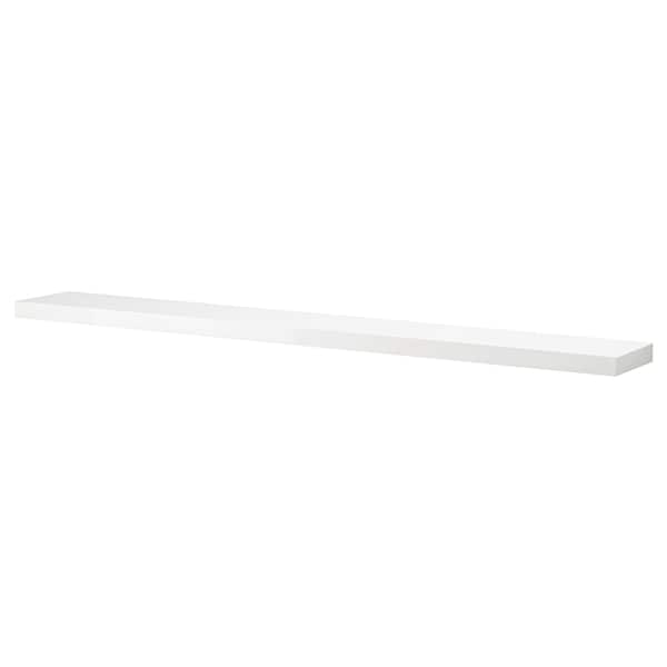 IKEA LACK Wall shelf, 74 3/4x10 1/4 in White / High Gloss, Ikea Ireland | 8350NXYBO