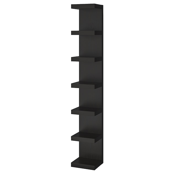 IKEA LACK Wall shelf unit, 11 3/4x74 3/4 in Black / Brown, Ikea Ireland | 6913DGFUR