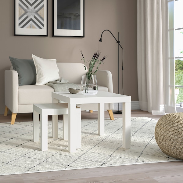 IKEA LACK nesting tables, set of 2, white, Ikea Ireland | 0128GYAVF