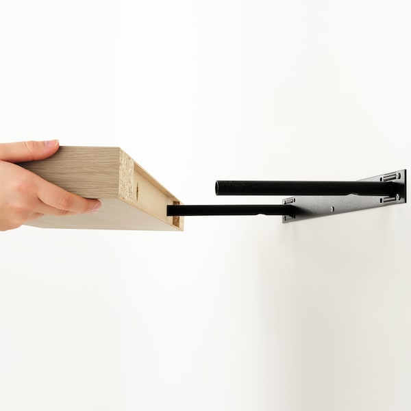 IKEA LACK wall shelf, 43 1/4x10 1/4 in White Stained Oak Effect, Ikea Ireland | 0641UXNBH