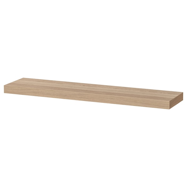 IKEA LACK wall shelf, 43 1/4x10 1/4 in White Stained Oak Effect, Ikea Ireland | 0641UXNBH