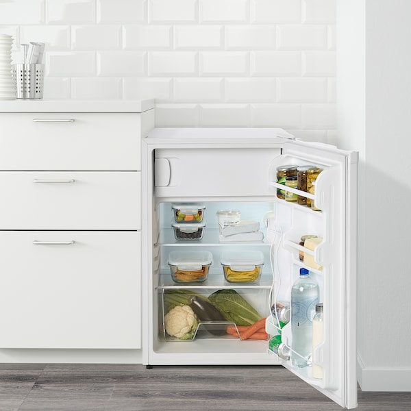 IKEA LAGAN fridge with freezer compartment, compact/white, 4.0 cu.ft, Ikea Ireland | 0819FEJCH
