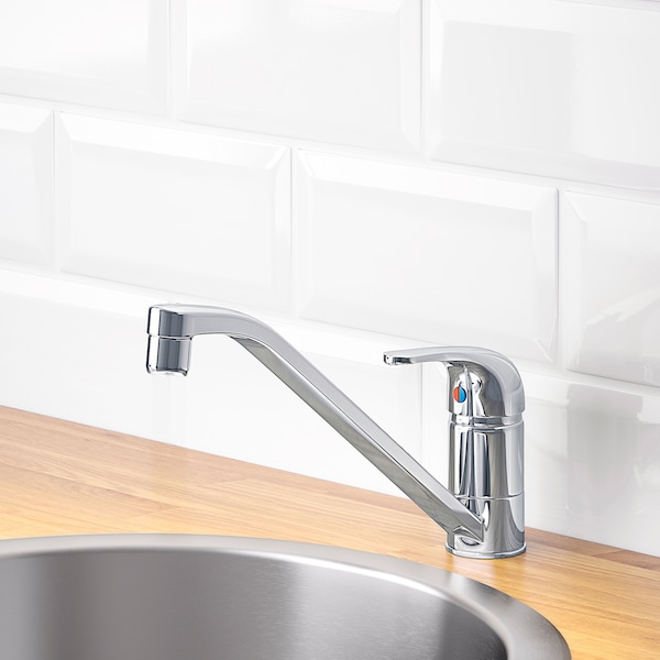 IKEA LAGAN single lever kitchen faucet, chrome plated, Ikea Ireland | 1432FXJKB