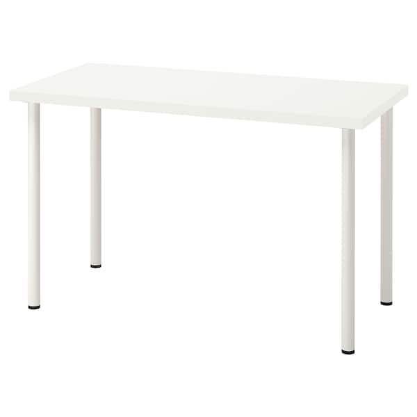 IKEA LAGKAPTEN / ADILS desk, 47 1/4x23 5/8 in White, Ikea Ireland | 0143ZDMLF