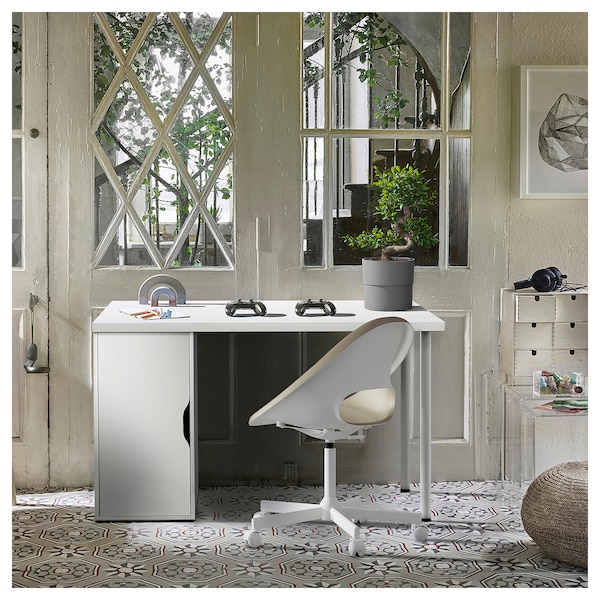 IKEA LAGKAPTEN / ALEX desk, 47 1/4x23 5/8 in White, Ikea Ireland | 7198PXVQY