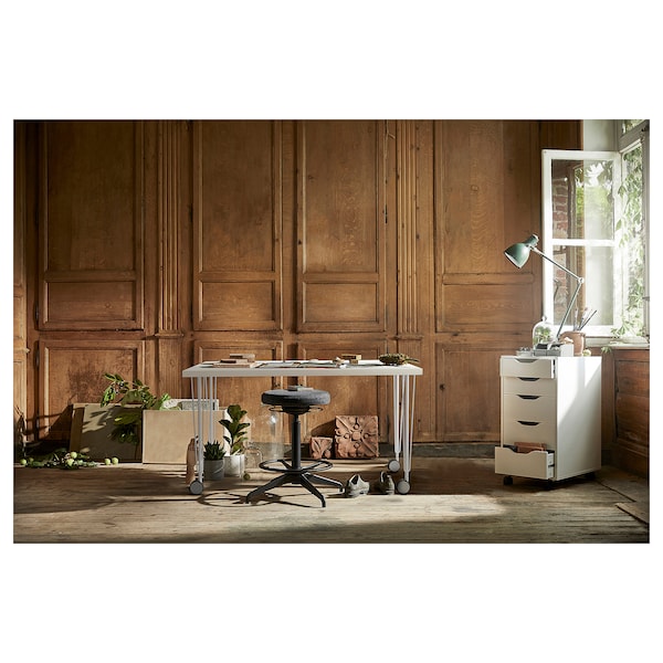 IKEA LAGKAPTEN / KRILLE desk, 47 1/4x23 5/8 in White, Ikea Ireland | 4178AIOZN