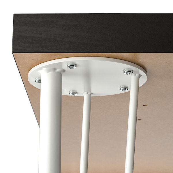 IKEA LAGKAPTEN / KRILLE desk, 47 1/4x23 5/8 in Black / Brown / White, Ikea Ireland | 8921JPRSH