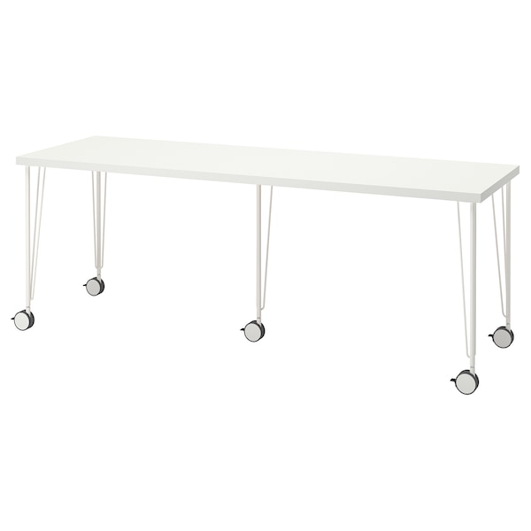 IKEA LAGKAPTEN / KRILLE desk, 78 3/4x23 5/8 in White, Ikea Ireland | 4586BLIMW