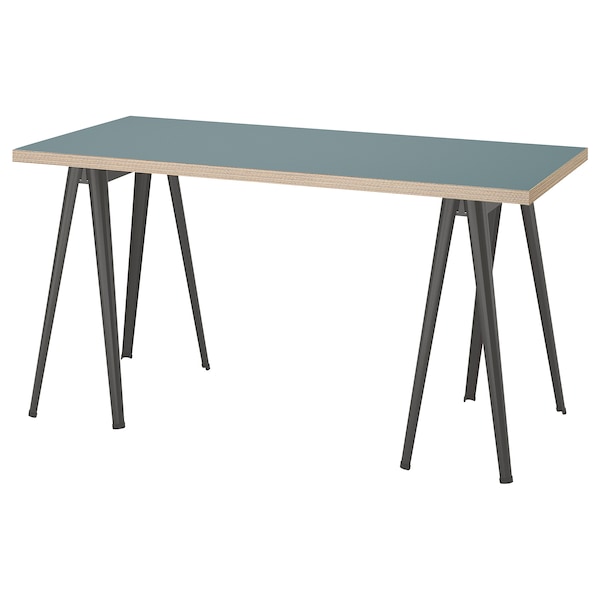 IKEA LAGKAPTEN / NÄRSPEL, 55 1/8x23 5/8 in Gray / Turquoise / Dark Gray, Ikea Ireland | 5706IANJC
