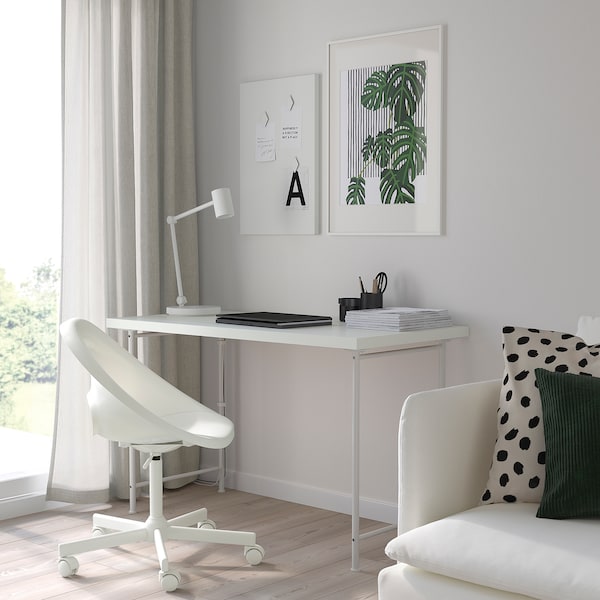 IKEA LAGKAPTEN / SPÄND desk, 47 1/4x23 5/8 in White, Ikea Ireland | 2847BUEFZ