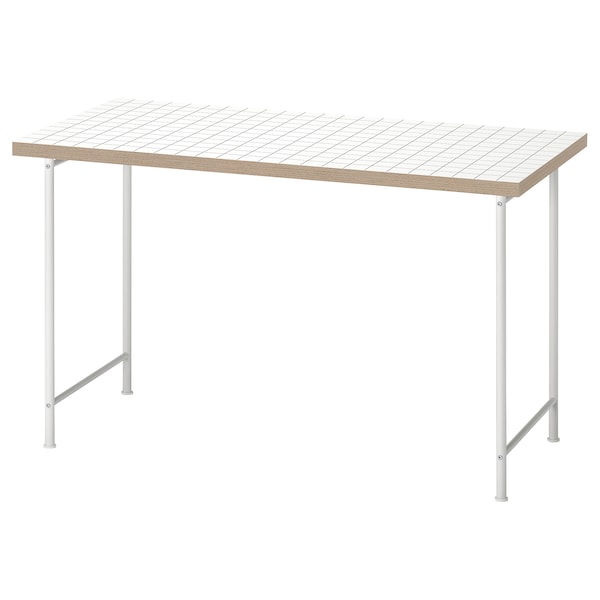 IKEA LAGKAPTEN / SPÄND desk, 47 1/4x23 5/8 in White / Anthracite, Ikea Ireland | 9650BYTXC