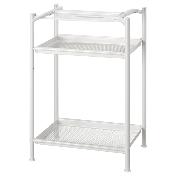 IKEA LAGKAPTEN / SPÄND desk, 47 1/4x23 5/8 in Black / Brown / White, Ikea Ireland | 7130EOGPJ
