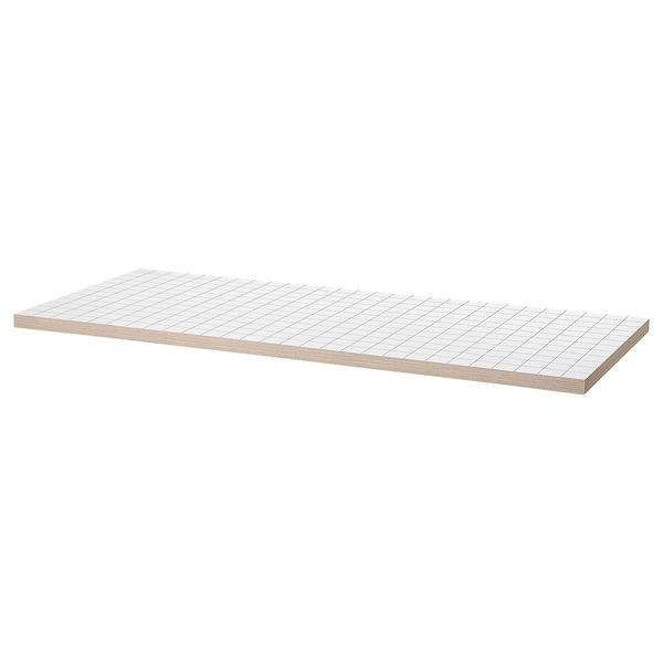 IKEA LAGKAPTEN / SPÄND desk, 55 1/8x23 5/8 in White / Anthracite, Ikea Ireland | 5937HOUXK